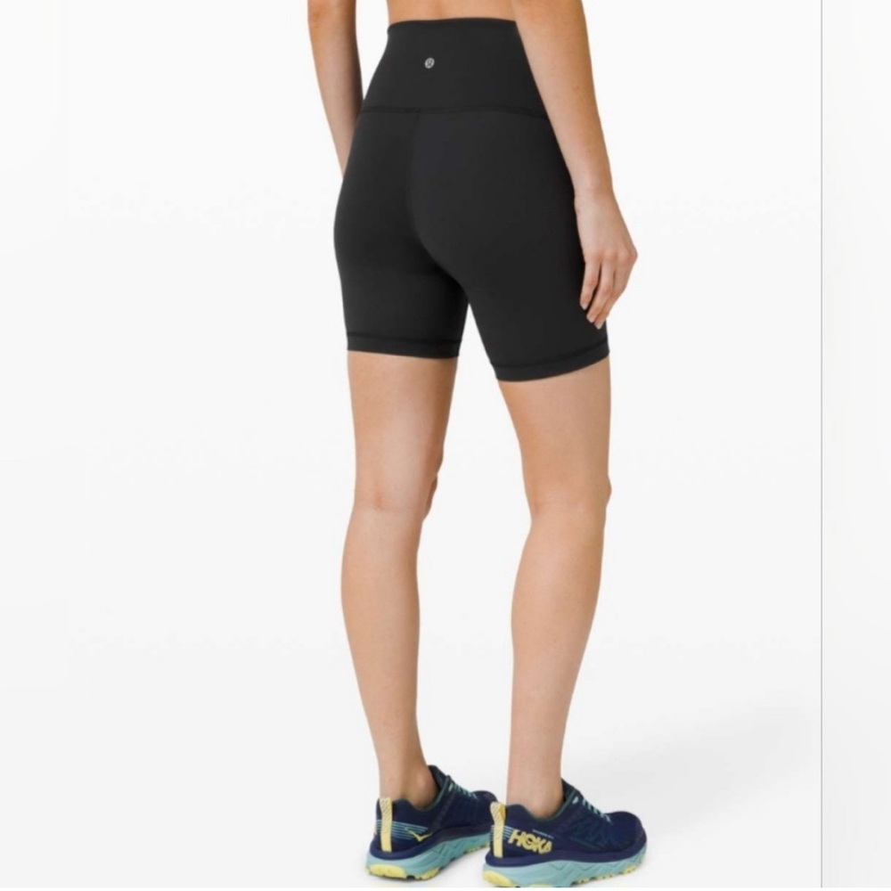 Lululemon Wunder Train High-Rise Short 6" Black Women's Size 4